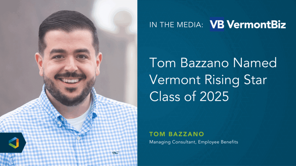 Tom Bazzano Named Vermont Rising Star Class of 2025